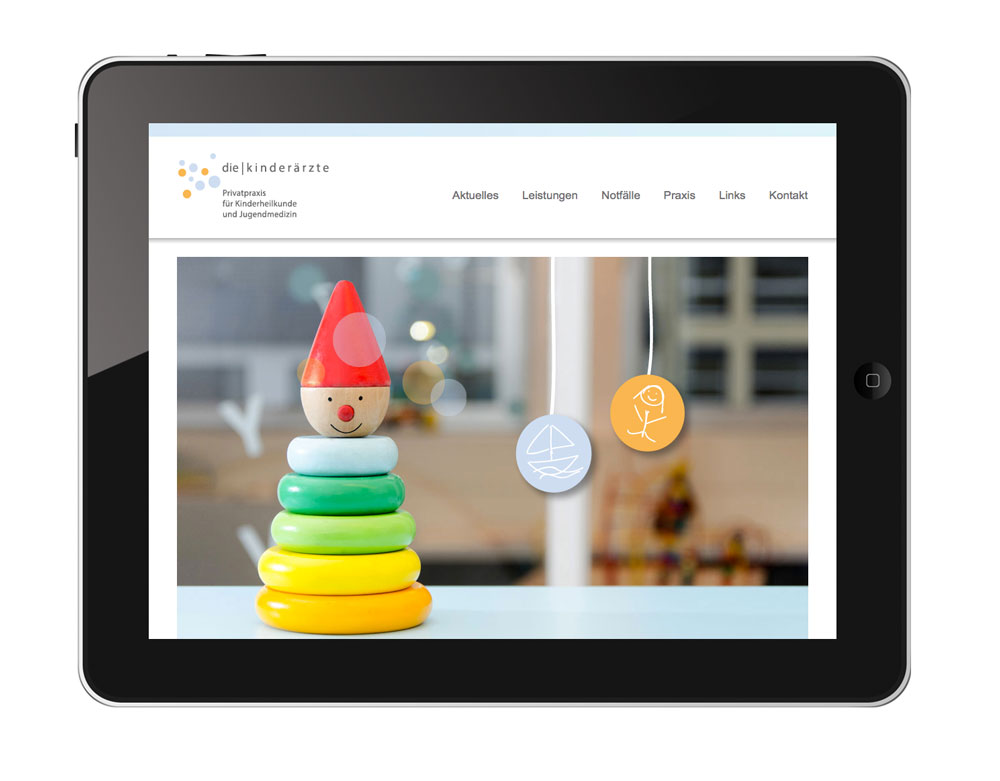 Webdesign - Die Kinderaerzte